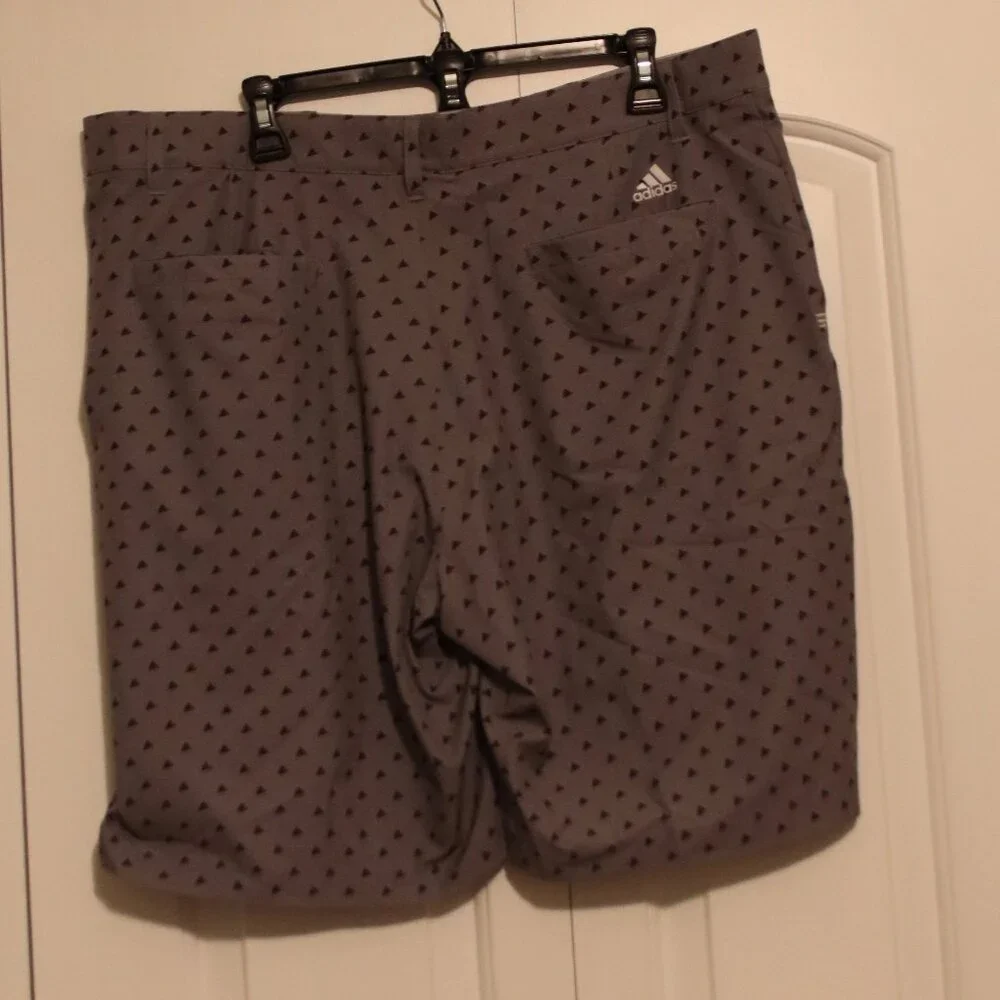 ADIDAS Ultimate 365 ADVR0799 Men's Sz 38 Gray Logo Woven Golf Shorts